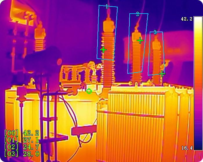 Fortschrittliche Wärmebildtechnik für die Temperaturüberwachung und Zustandsüberwachung